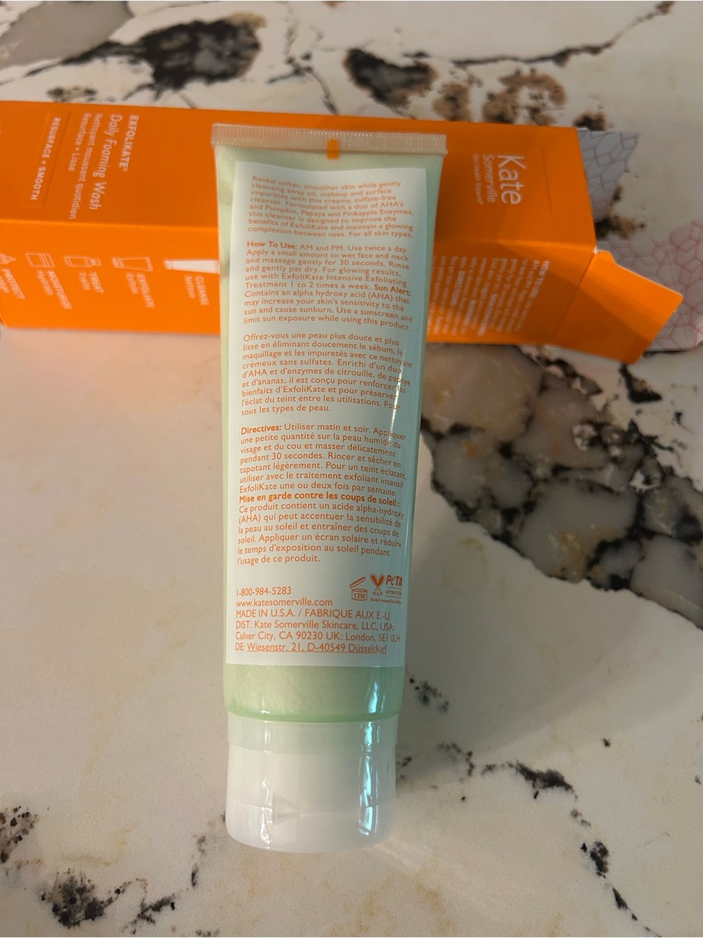 Kate Somerville 4 oz. ExfoliKate Foaming Daily Cleanser | BNWT unopened, sealed. - Picture 3 of 9